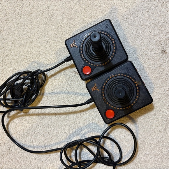 Vintage 1977 Atari 2600 CX-10 Heavy Sixer Joystick set - Picture 1 of 6